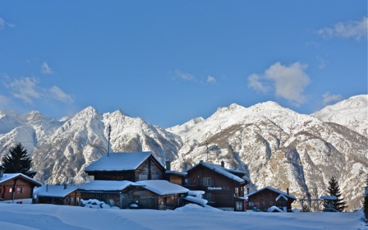 Panoramablick vom Balkon
